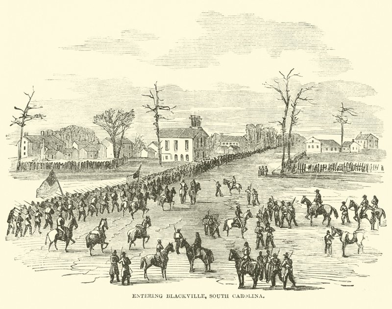 Saapuminen Blackvilleen, Etelä-Carolinaan, tammikuussa 1865 tekijältä American School