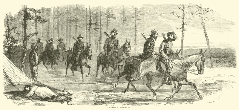 Rehunhakijat aloittavat, maaliskuu 1865 tekijältä American School