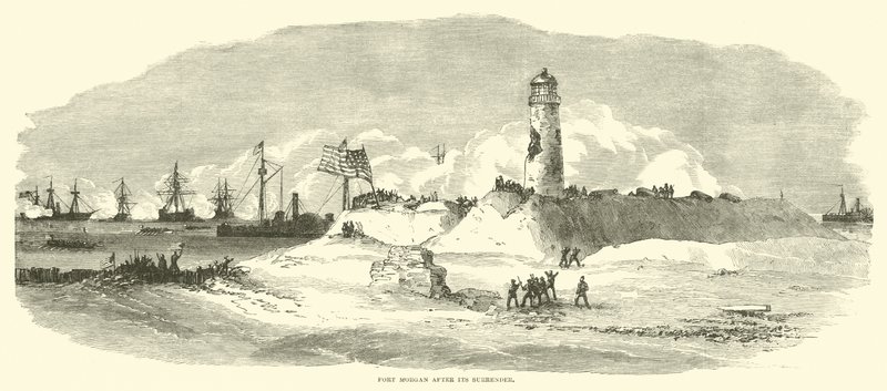 Fort Morgan sen antautumisen jälkeen, elokuussa 1864 tekijältä American School