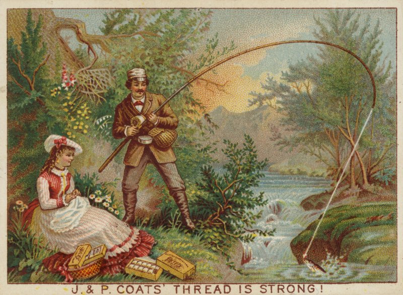 Gentleman Fishing On Riverbank tekijältä American School