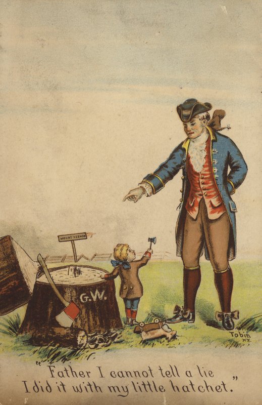 George Washington tunnustaa isälleen tekijältä American School