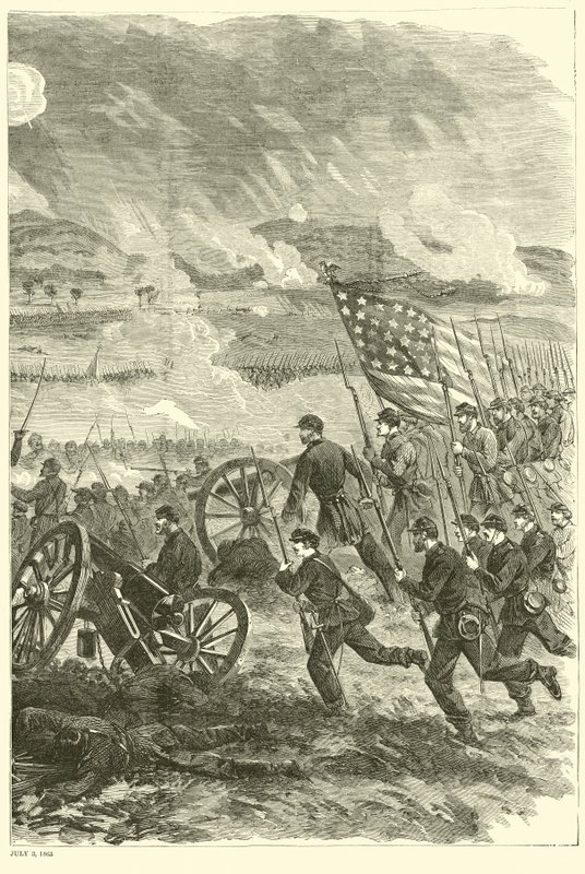 Gettysburg, 3. heinäkuuta 1863, heinäkuuta 1863 tekijältä American School