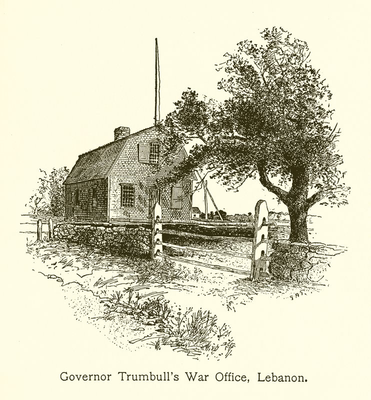 Kuvernööri Trumbulls War Office, Libanon, Connecticut tekijältä American School