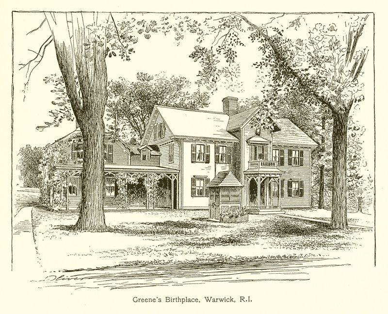 Greenesin syntymäpaikka, Warwick, R.I tekijältä American School