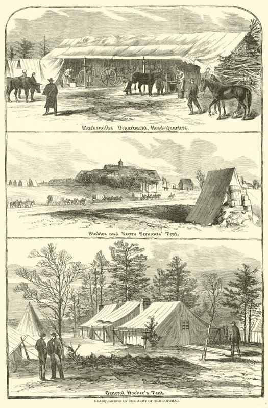 Potomacin armeijan päämaja, tammi-huhtikuu 1863 tekijältä American School