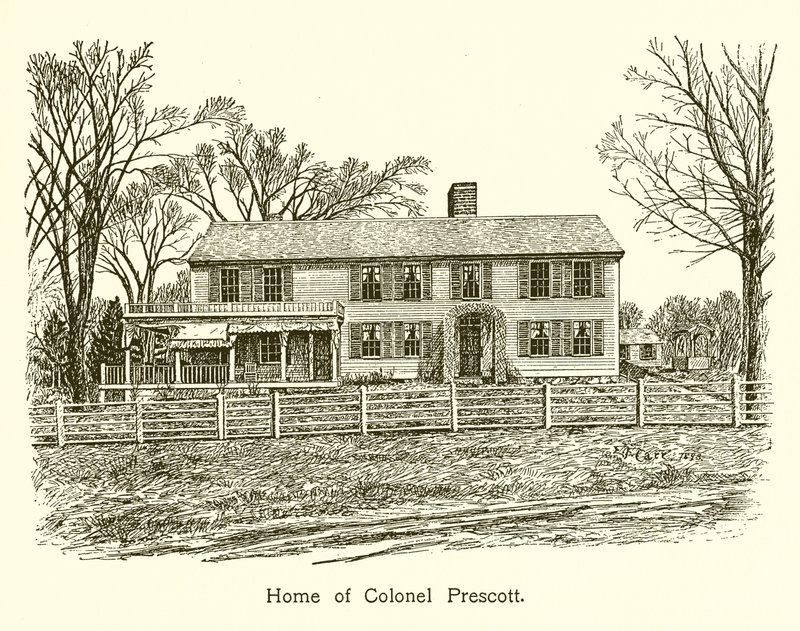 Eversti Prescottin koti, Bunker Hill tekijältä American School