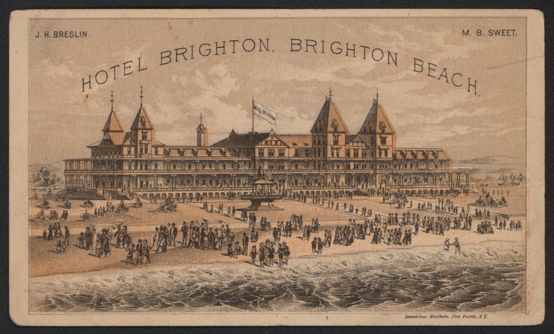 Hotel Trade Card (värillinen kaiverrus) tekijältä American School