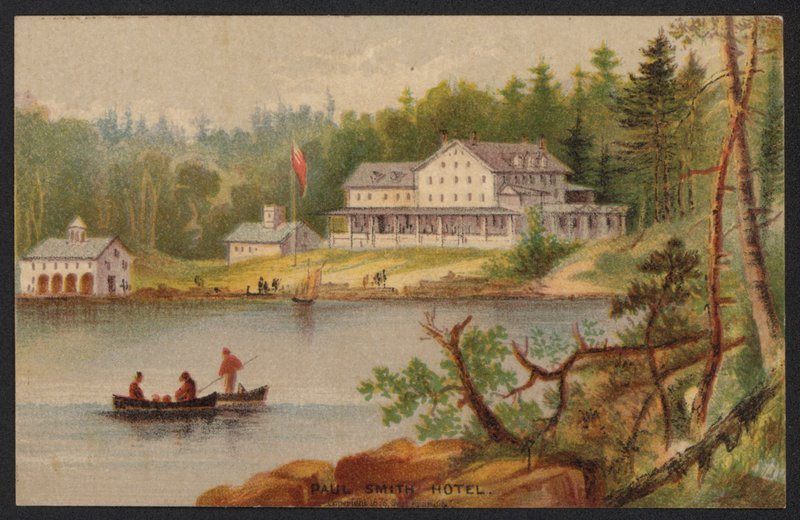 Hotel Trade Card (värillinen kaiverrus) tekijältä American School