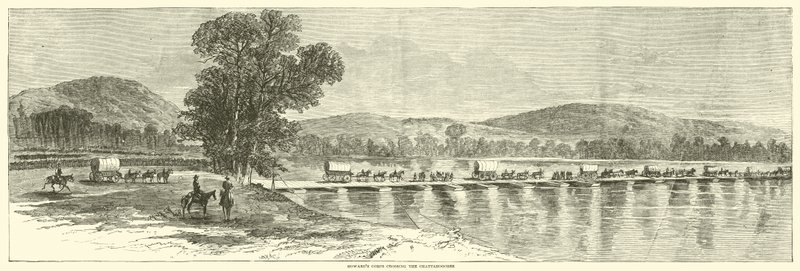 Howards-joukko ylitti Chattahoocheen heinäkuussa 1864 tekijältä American School