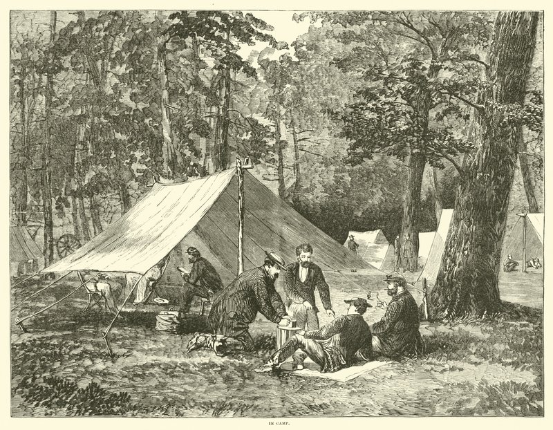 Leirillä heinäkuussa 1863 tekijältä American School