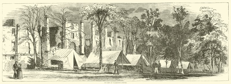Warrenton Springsin leirillä lokakuussa 1863 tekijältä American School