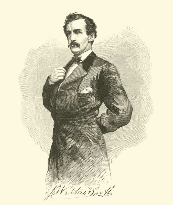 J Wilkes Booth, huhtikuu 1865 tekijältä American School