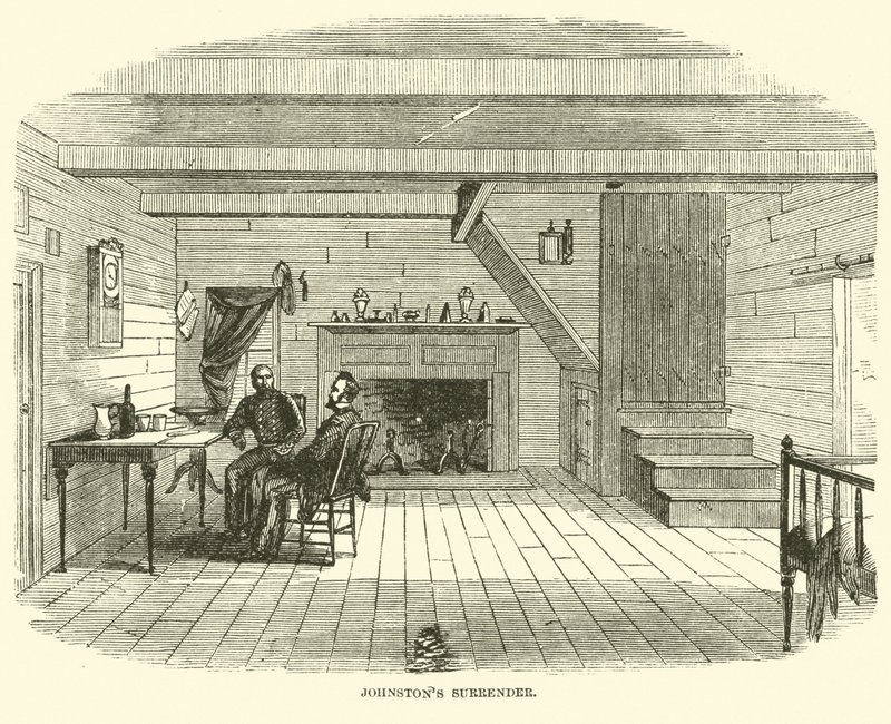 Johnstons antautuu huhtikuussa 1865 tekijältä American School