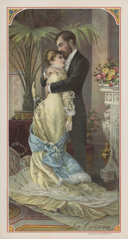 La caricia (väri litho) tekijältä American School