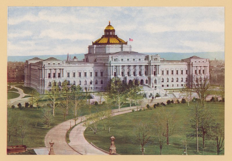 Kongressin kirjasto, Washington DC (värilitro) tekijältä American School