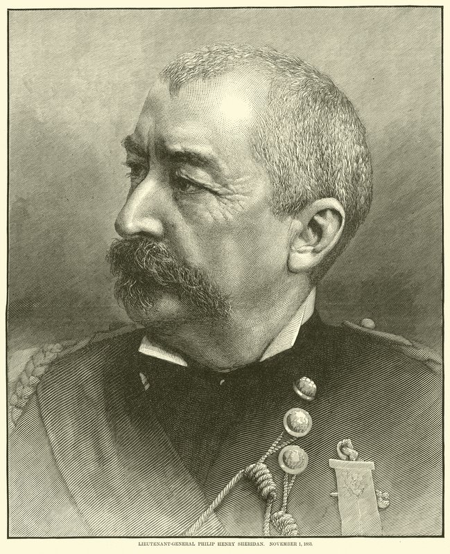 Kenraaliluutnantti Philip Henry Sheridan, 1. marraskuuta 1883, toukokuu 1864 tekijältä American School
