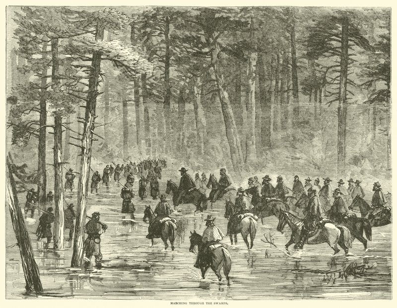 Marssi soiden läpi, tammikuu 1865 tekijältä American School