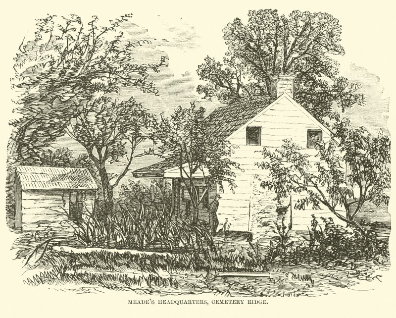 Meadesin päämaja, Cemetery Ridge, heinäkuu 1863 tekijältä American School