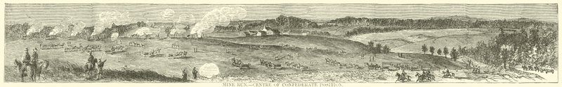 Mine Run, Konfederaation aseman keskellä, marraskuu 1863 tekijältä American School