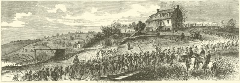 Mine Run, uudelleenristeys Germania Fordissa, marraskuu 1863 tekijältä American School