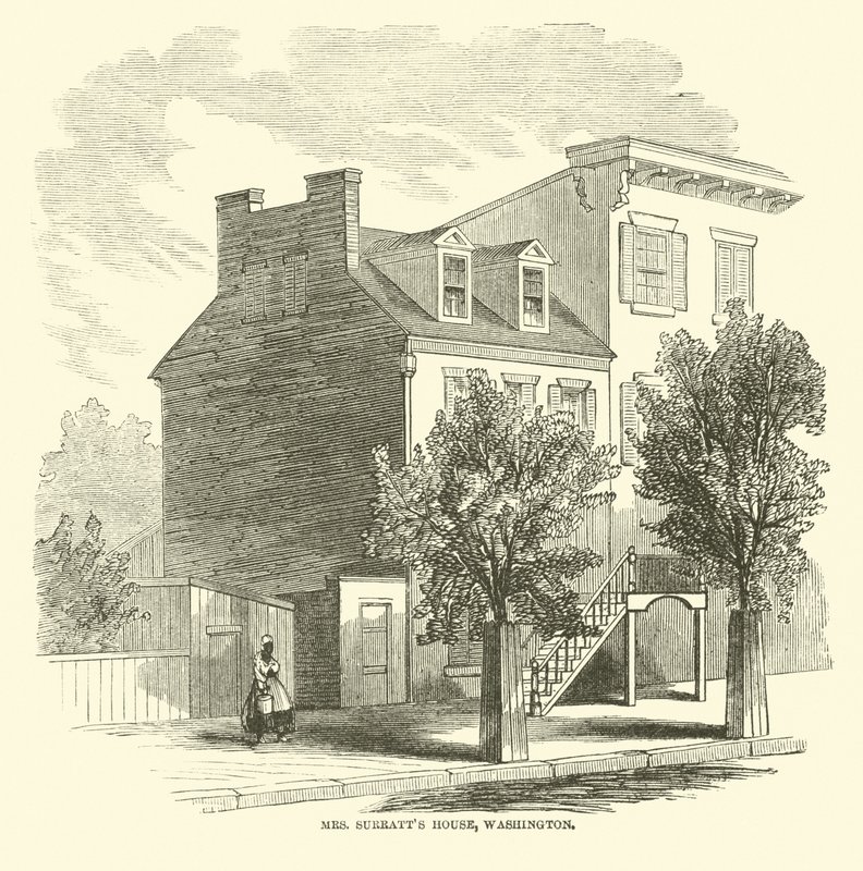 Mrs Surratts House, Washington, huhtikuu 1865 tekijältä American School