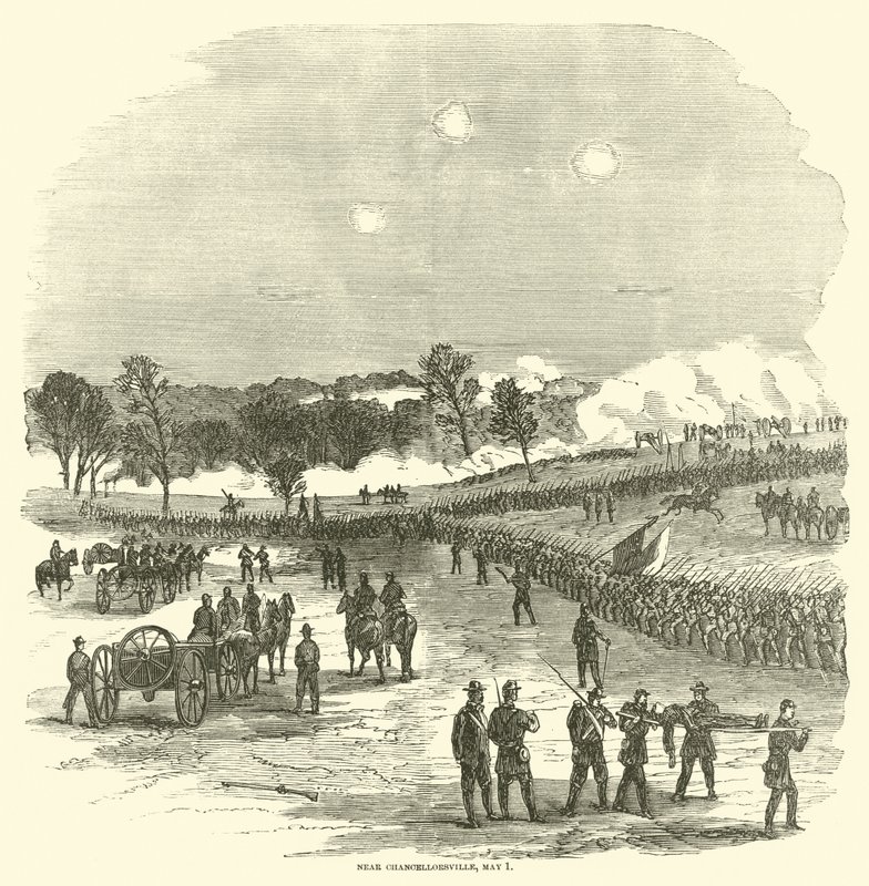 Lähellä Chancellorsvilleä 1. toukokuuta 1863 tekijältä American School