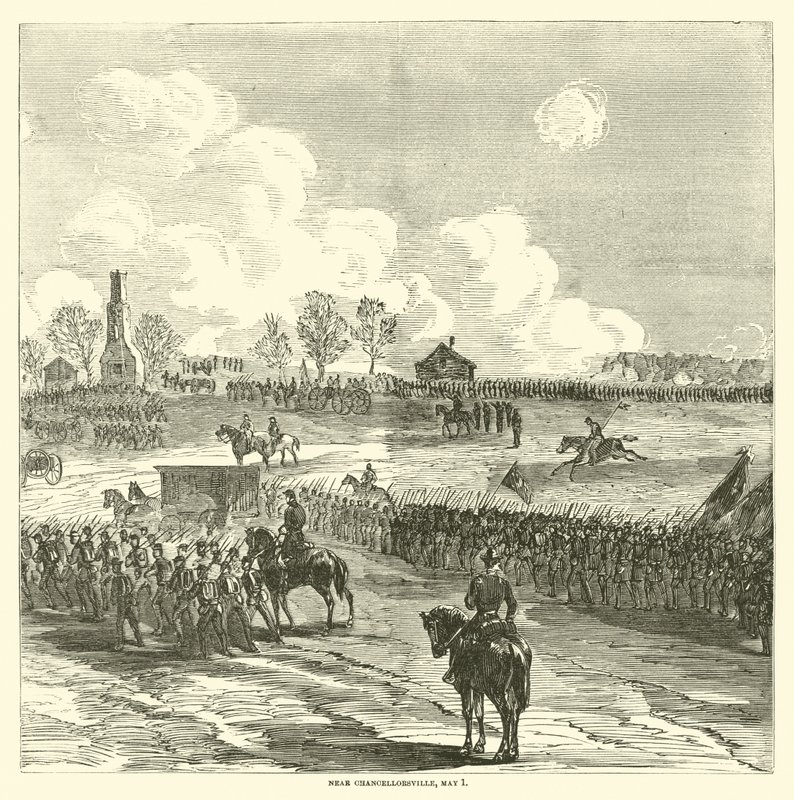 Lähellä Chancellorsvilleä, 1. toukokuuta 1863 tekijältä American School