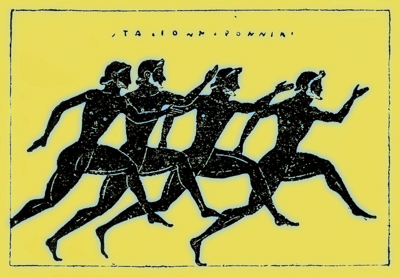 Race, Victor Duruyn kuvitus Kreikan historiasta, julkaistu 1890 (digitaalisesti paranneltu kuva) tekijältä American School