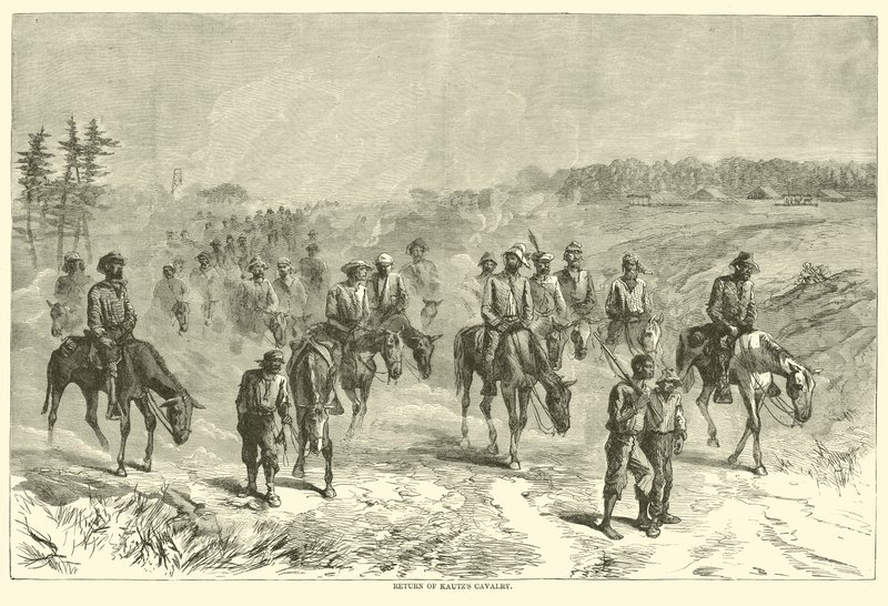 Kautzin ratsuväen paluu, kesäkuu 1864 tekijältä American School