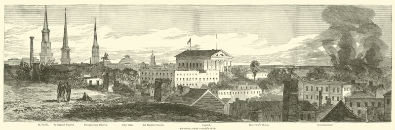 Richmond, Gambles Hill, huhtikuu 1865 tekijältä American School