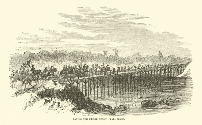 Pearl Riverin ylittävän sillan pelastaminen, huhtikuu 1863 tekijältä American School