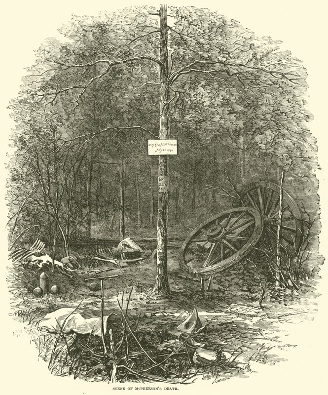McPhersonin kuoleman kohtaus, heinäkuu 1864 tekijältä American School