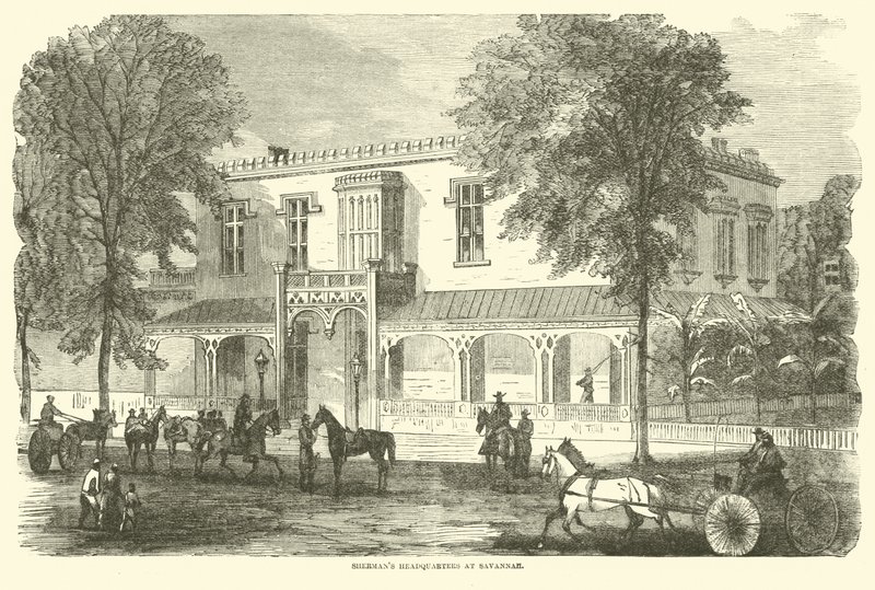 Shermansin päämaja Savannahissa joulukuussa 1864 tekijältä American School