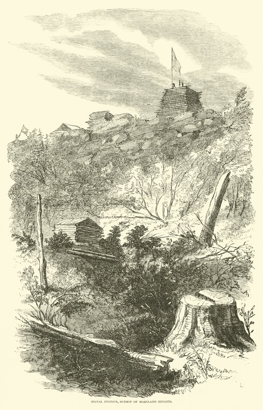 Signaaliasema, Summit of Maryland Heights, syyskuu 1862 tekijältä American School