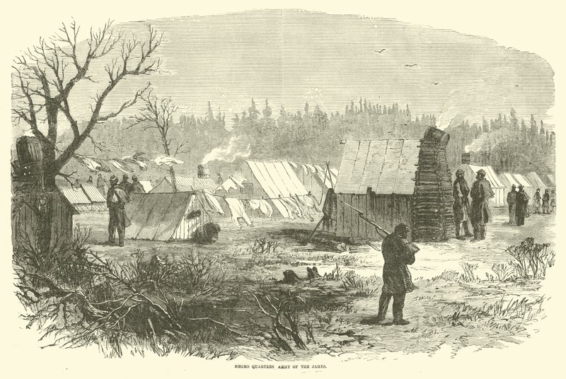 Slaves Quarters, Army of the James, maaliskuu 1865 tekijältä American School