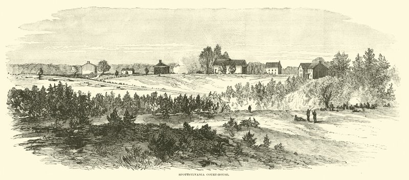 Spotsylvanian oikeustalo, toukokuu 1864 tekijältä American School