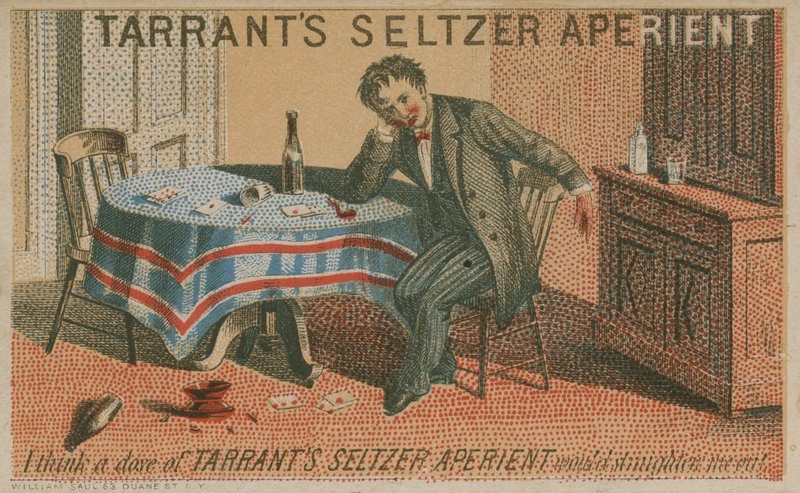 Tarrants Seltzer Aperient, kauppakortti tekijältä American School