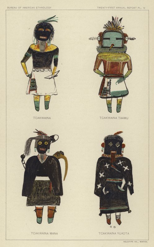 Tcakwaina, Tcakwaina Taamu, Tcakwaina Mana, Tcakwaina Yuadta (väriliitos). tekijältä American School