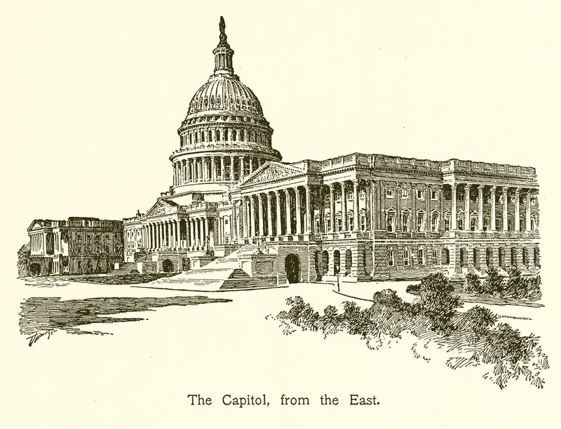 Capitol, idästä, Washingtonista tekijältä American School