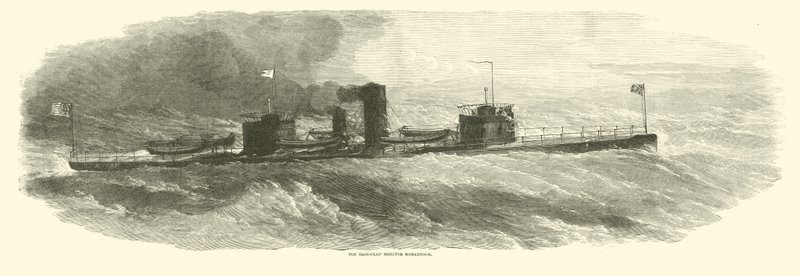 Rautaverhoinen Monitor Monadnock, joulukuu 1864 tekijältä American School