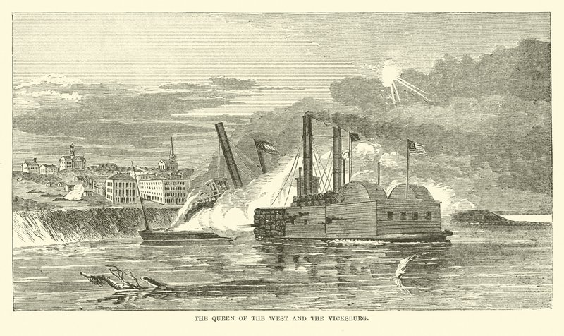 Lännen kuningatar ja Vicksburg, helmikuu 1863 tekijältä American School
