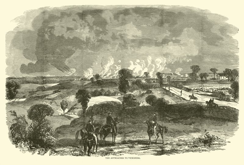 Vicksburgin lähestyminen toukokuussa 1863 tekijältä American School