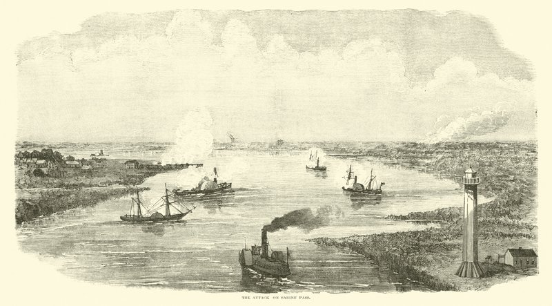 Hyökkäys Sabine Passiin marraskuussa 1863 tekijältä American School