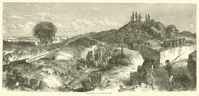 Vicksburgin antautuminen, 4. heinäkuuta 1863, heinäkuuta 1863 tekijältä American School