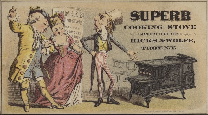 Uncle Sam myy loistavaa keittolevyä (chromolitho) tekijältä American School