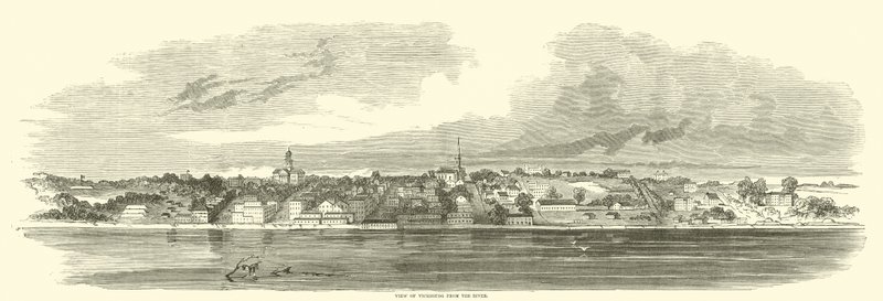 Näkymä Vicksburgiin joelta, kesäkuu 1862 tekijältä American School