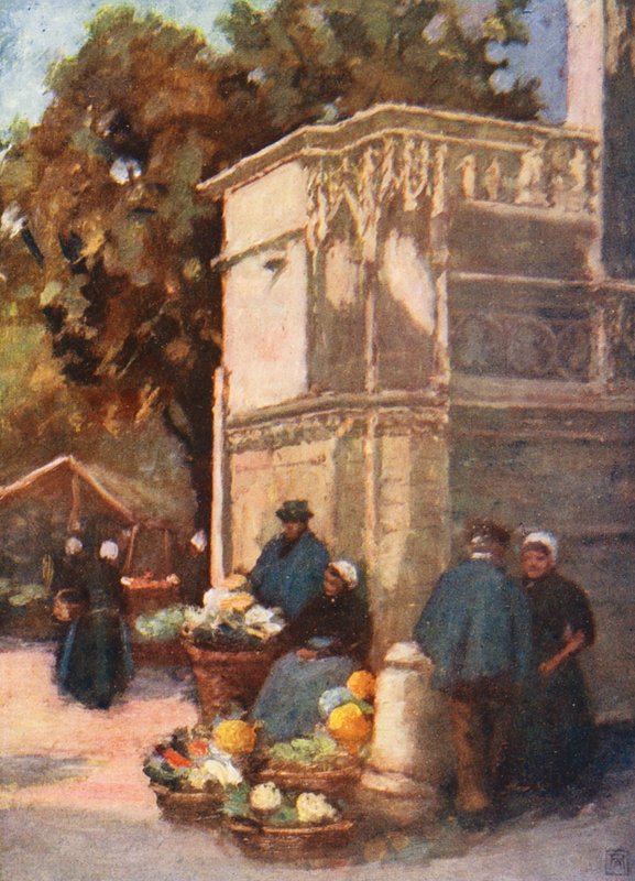 Ludvig XII:n suihkulähde, Blois (värilitro) tekijältä Amy B. Atkinson
