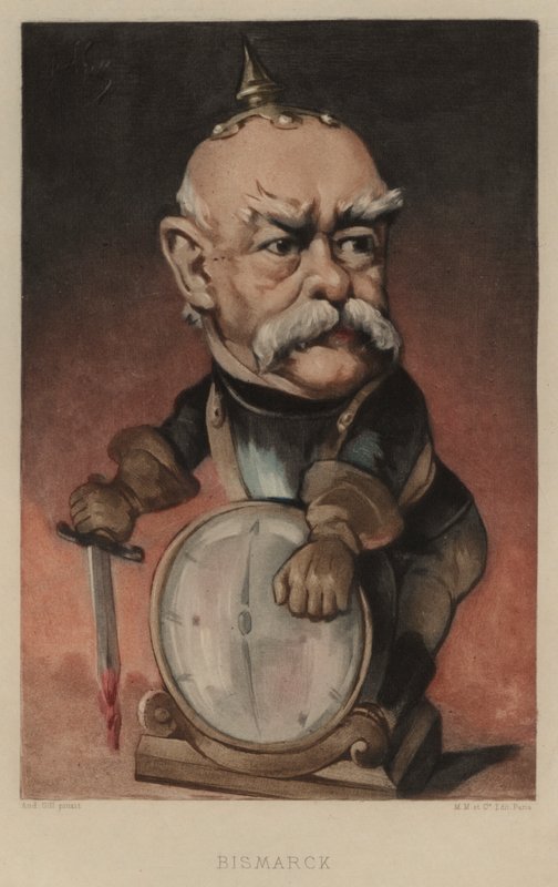 Otto von Bismarck, Saksan valtiomies tekijältä Andre Gill