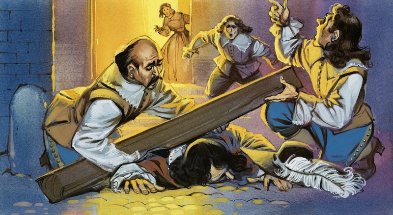 Cyrano de Bergeracin kuolema tekijältä Angus McBride