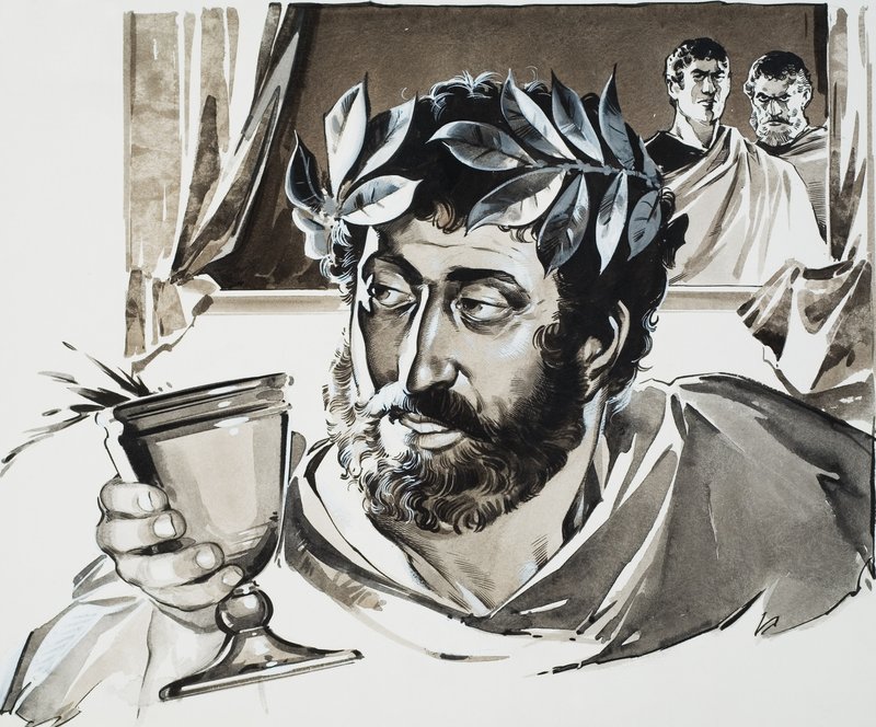 Keisari Commodus (guassia paperille) tekijältä Angus McBride